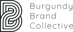 Burgundy logo